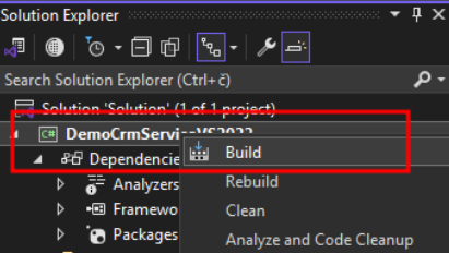 Visual Studio 2022 Build